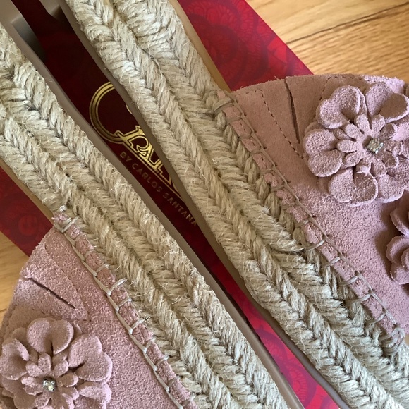 Carlos Santana Chandler Suede Slide Sandals Pink Blush SZ 9.5 - Picture 7 of 13